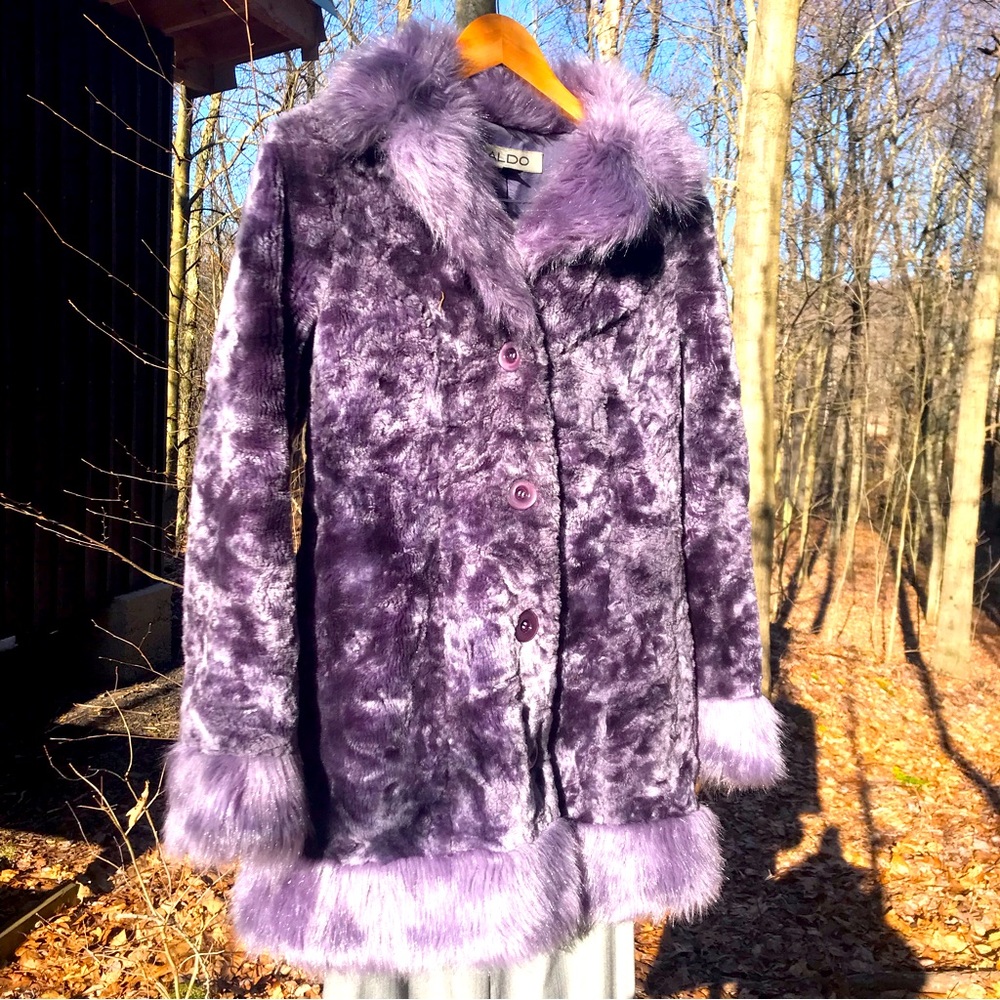 Circa 2000 Vintage Aldo Faux Fur Coat